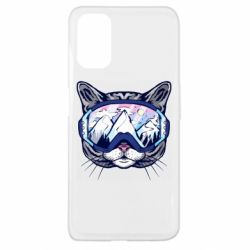 Чехол для Oppo A52/A72/A92 Snowboard Cat - PrintSalon