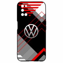 Чехол для Oppo A52/A72/A92 Volkswagen logo and abstraction - PrintSalon