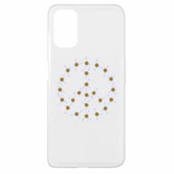 Чохол для Oppo A52 / A72 / A92Знак миру з ромашок