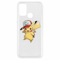 Чехол для Oppo A53/A32/A33 Ash's hat Pikachu-PrintSalon Чехол для Oppo A53/A32/A33 Ash's hat Pikachu