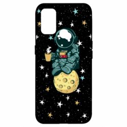 Чохол для Oppo A53 / A32 / A33Astronaut and coffee - PrintSalon