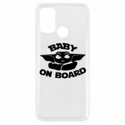 Чехол для Oppo A53/A32/A33 Baby on board yoda