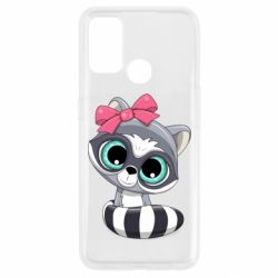 Чехол для Oppo A53/A32/A33 Cute raccoon - PrintSalon