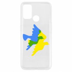 Чехол для Oppo A53/A32/A33 Dove flag of Ukraine - PrintSalon