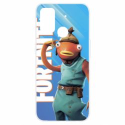 Чехол для Oppo A53/A32/A33 Fishstick And Fortnite Logo-PrintSalon Чехол для Oppo A53/A32/A33 Fishstick And Fortnite Logo