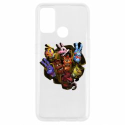 Чехол для Oppo A53/A32/A33 Five Nights At Freddy's monsters