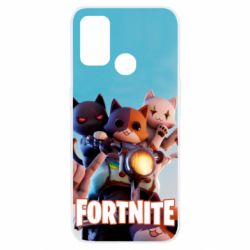 Чехол для Oppo A53/A32/A33 Fortnite Meowscles Kit