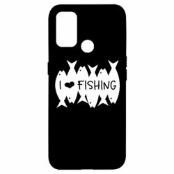 Чехол для Oppo A53/A32/A33 I Love Fishing