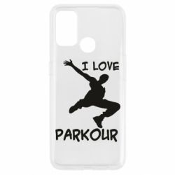 Чехол для Oppo A53/A32/A33 I love parkour - PrintSalon