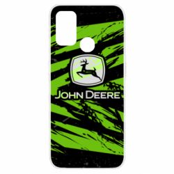 Чохол для Oppo A53 / A32 / A33John Deere and green background - PrintSalon
