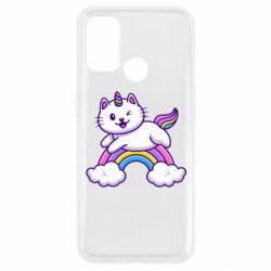 Чехол для Oppo A53/A32/A33 Котик-единорог - PrintSalon