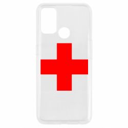 Чехол для Oppo A53/A32/A33 Красный крест - PrintSalon