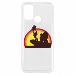 Чехол для Oppo A53/A32/A33 Lion king silhouette