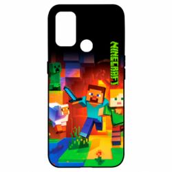 Чехол для Oppo A53/A32/A33 Майнкрафт