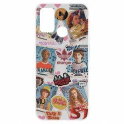 Чехол для Oppo A53/A32/A33 Очень странные дела. Стикеры