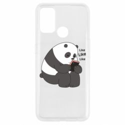 Чехол для Oppo A53/A32/A33 Панда лайк - PrintSalon