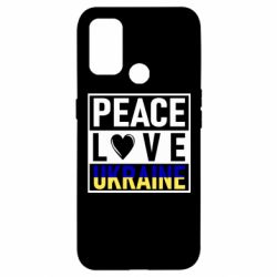 Чехол для Oppo A53/A32/A33 PEACE LOVE UKRAINE - PrintSalon
