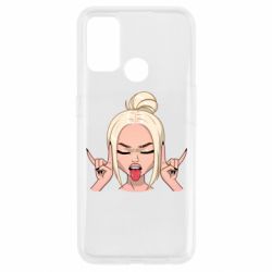 Чехол для Oppo A53/A32/A33 Punk Girl - PrintSalon