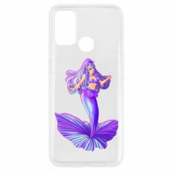 Чехол для Oppo A53/A32/A33 Purple Mermaid Barbie - PrintSalon