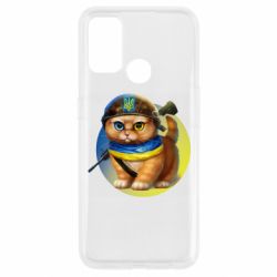 Чехол для Oppo A53/A32/A33 Военный котик - PrintSalon