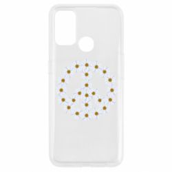Чехол для Oppo A53/A32/A33 Знак мира из ромашек - PrintSalon