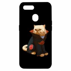Чехол для Oppo A5s/A12 Akatsuki angry cat - PrintSalon