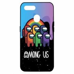 Чехол для Oppo A5s/A12 Among Us art paints - PrintSalon