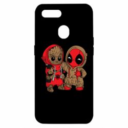 Чехол для Oppo A5s/A12 Baby Groot And Deadpool - PrintSalon