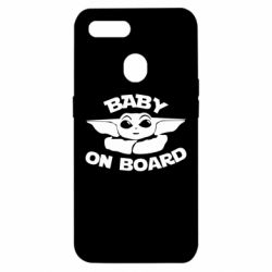 Чехол для Oppo A5s/A12 Baby on board yoda - PrintSalon