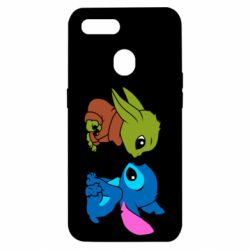 Чехол для Oppo A5s/A12 Baby Yoda And Stitch - PrintSalon
