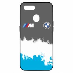 Чехол для Oppo A5s/A12 BMW logo and gray background - PrintSalon
