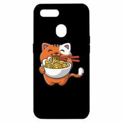 Чехол для Oppo A5s/A12 Cat and Ramen - PrintSalon