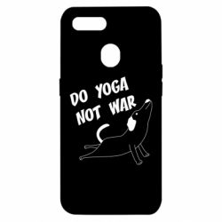 Чехол для Oppo A5s/A12 Do yoga not war - PrintSalon