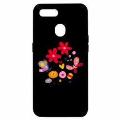 Чехол для Oppo A5s/A12 Flowers and Butterflies - PrintSalon