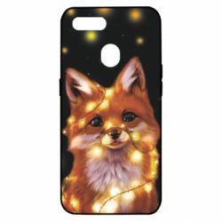 Чохол для Oppo A5s / A12Fox And Christmas Lights - PrintSalon