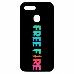Чехол для Oppo A5s/A12 Free fire gradient logo - PrintSalon