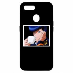 Чехол для Oppo A5s/A12 Higashikata Josuke drinking tea - PrintSalon