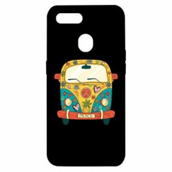 Чехол для Oppo A5s/A12 Hippie bus - PrintSalon