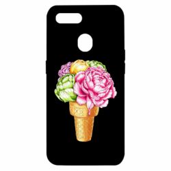 Чехол для Oppo A5s/A12 Ice cream flowers - PrintSalon