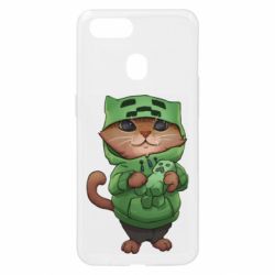 Чехол для Oppo A5s/A12 Кот Майнкрафт - PrintSalon