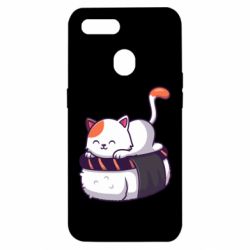 Чехол для Oppo A5s/A12 Котик. Суши-кровать - PrintSalon