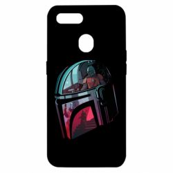 Чехол для Oppo A5s/A12 Mandalorian Helmet profil - PrintSalon