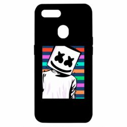 Чехол для Oppo A5s/A12 Marshmello Colorful Portrait - PrintSalon