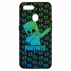 Чехол для Oppo A5s/A12 Marshmello Fortnite Dab Neon - PrintSalon
