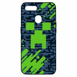 Чехол для Oppo A5s/A12 Minecraft Creeper - PrintSalon