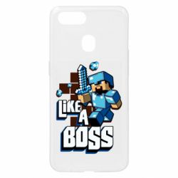 Чехол для Oppo A5s/A12 Minecraft Like a Boss - PrintSalon