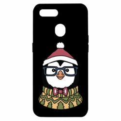 Чехол для Oppo A5s/A12 New Year's Penguin - PrintSalon