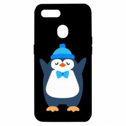 Чехол для Oppo A5s/A12 Penguin in a hat - PrintSalon