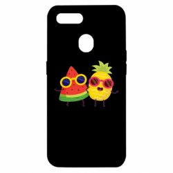 Чехол для Oppo A5s/A12 Pineapple with watermelon - PrintSalon