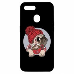 Чехол для Oppo A5s/A12 Pug And Coffee - PrintSalon
